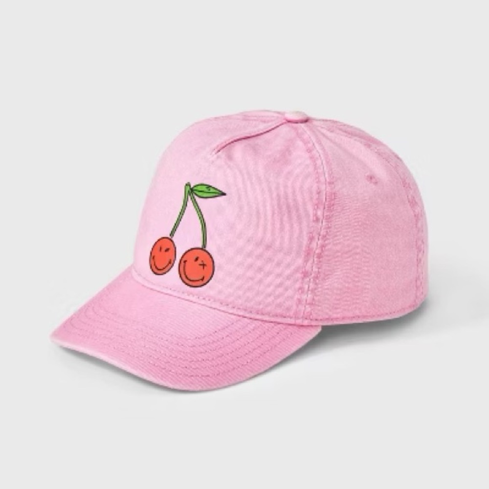 SmileyWorld Pink Cherry Baseball Cap